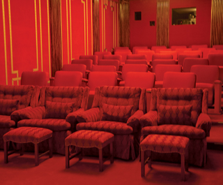 Illustration for article titled White House Home Theater Reveals Laura Bush's Bordello Tastes